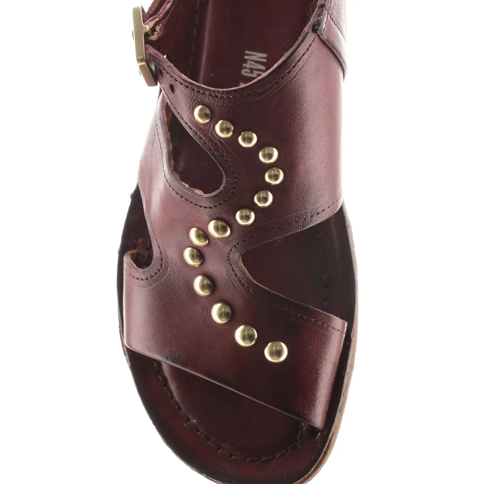 Rhomy A.S.98 Burgundy Summer 25 Leather Sandal 