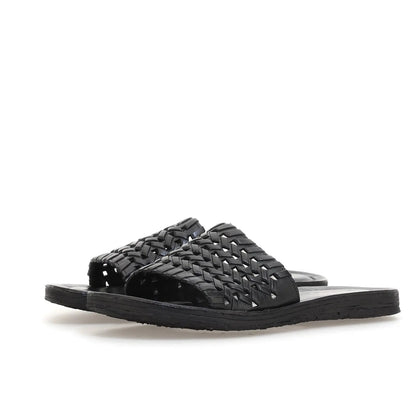 Rex A.S.98 Black Summer 25 Leather Sandal 