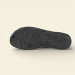A.S.98 VELO black Italian leather open-toe slip-on sandal #color_black