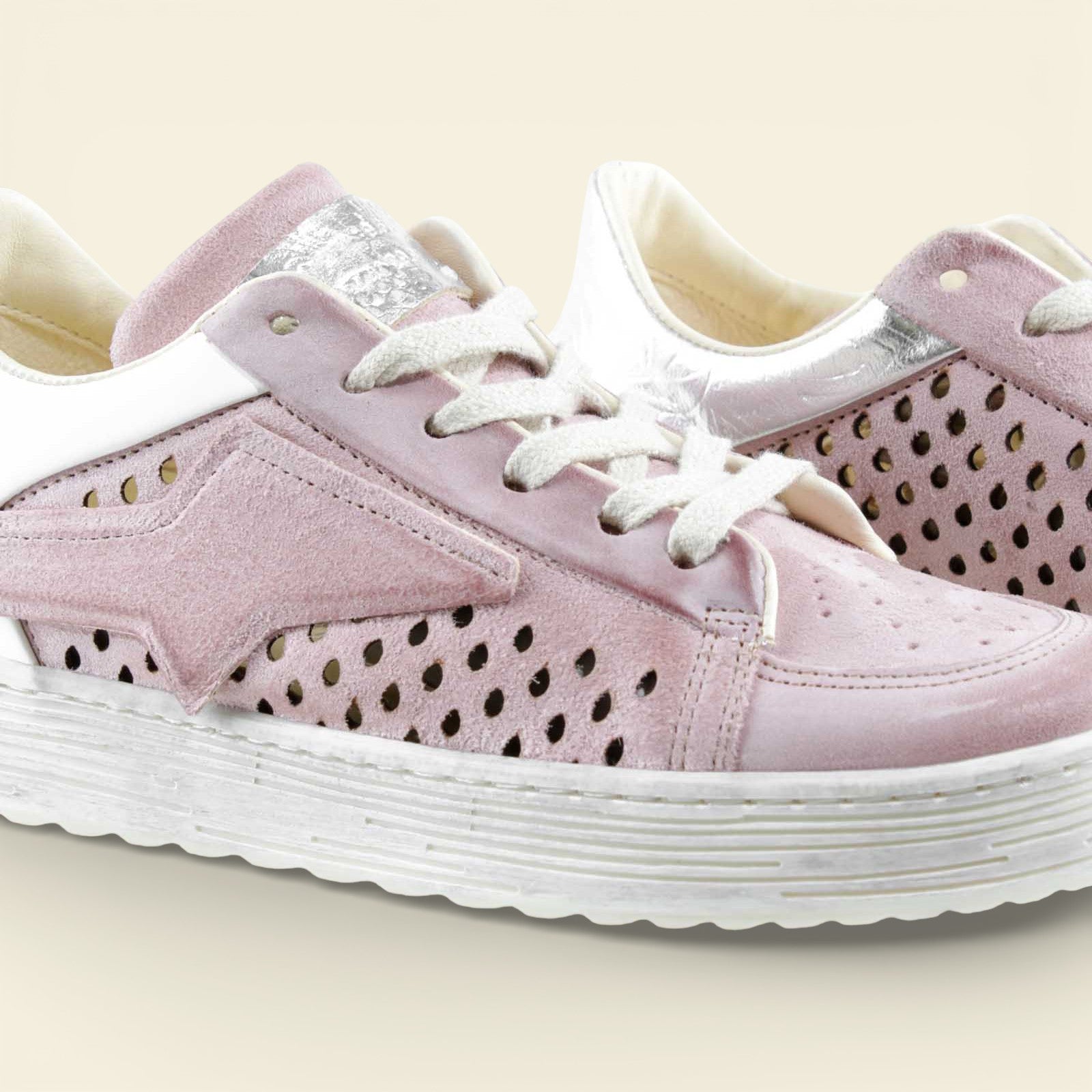 FEROX Perforated Leather Platform Sneaker | A.S.98 Canada
