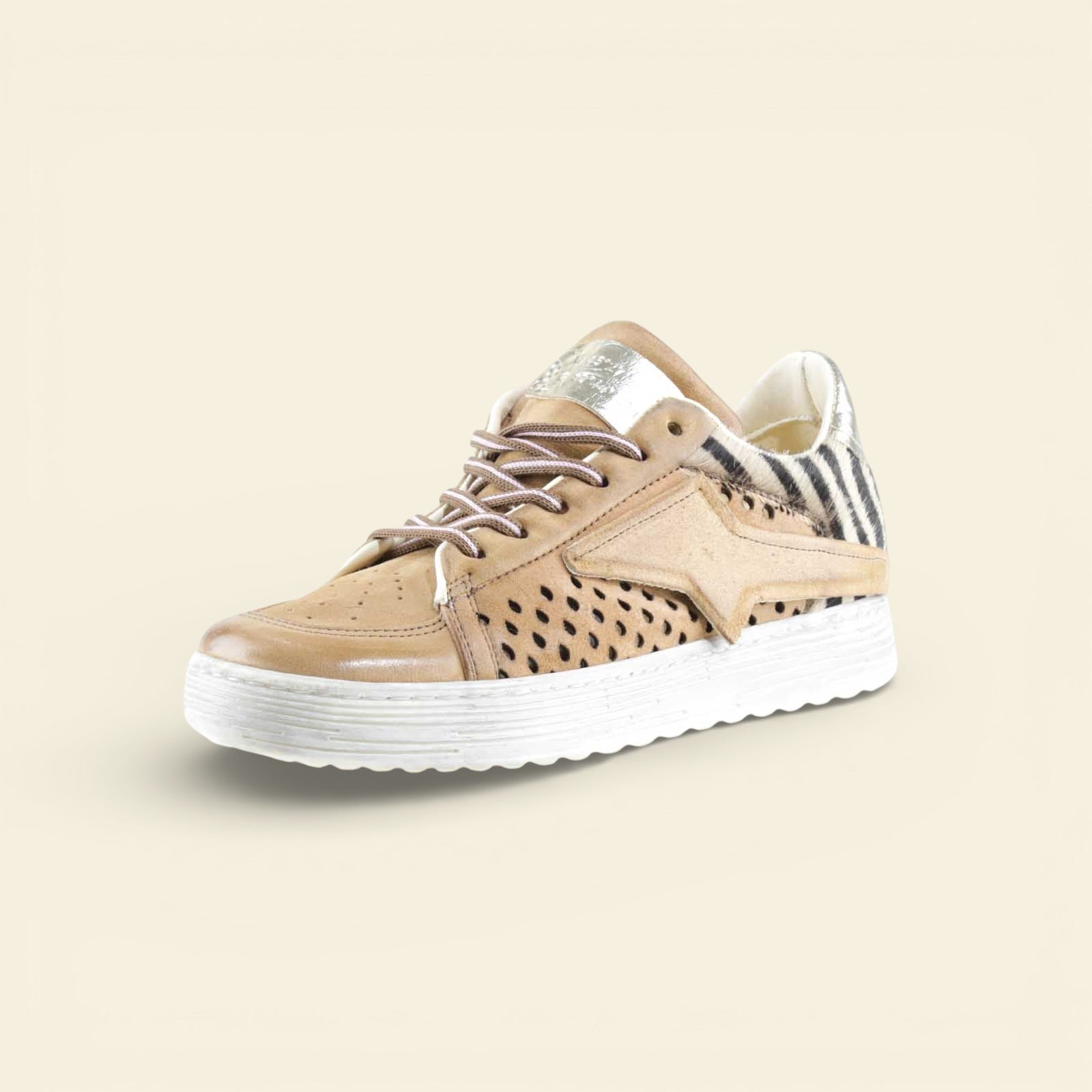 FEROX Perforated Leather Platform Sneaker | A.S.98 Canada