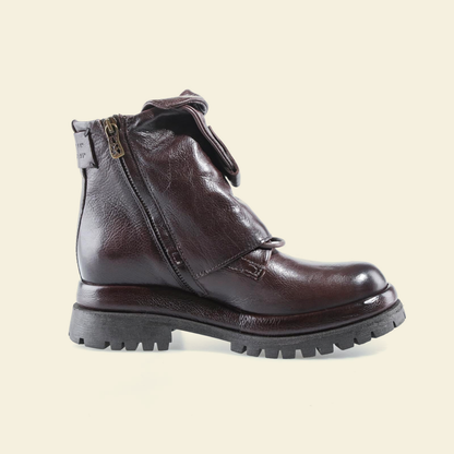 A.S.98 DRAKIE Ebony ankle boot, inside zipper view 