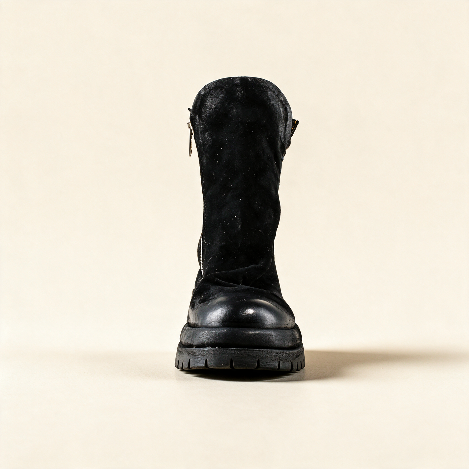 A.S.98 DEIRDRE Black ankle boots, rear view 
