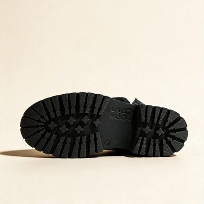 A.S.98 DEIRDRE Black ankle boots, outsole view 