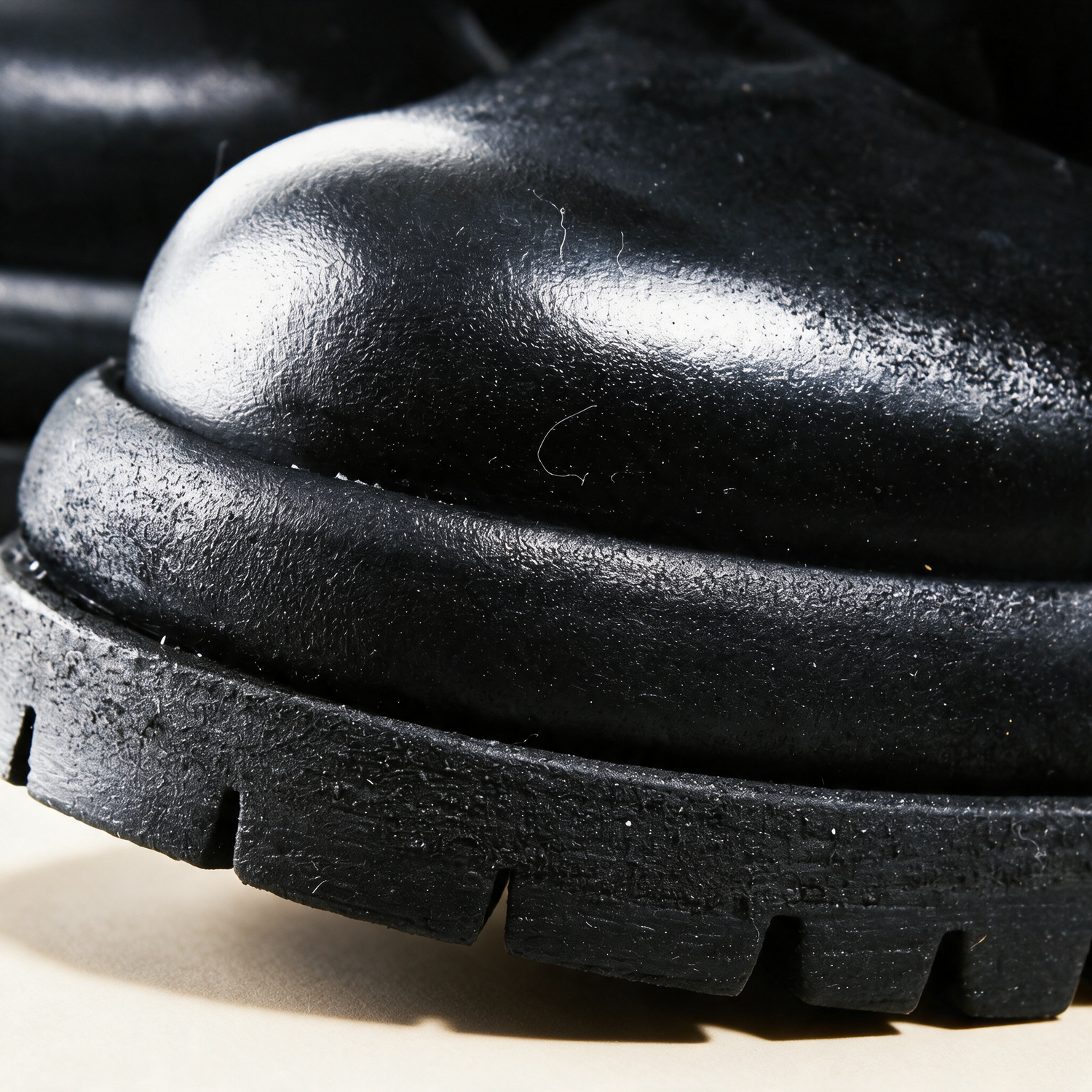 A.S.98 DEIRDRE Black ankle boots, leather and finishing detail 