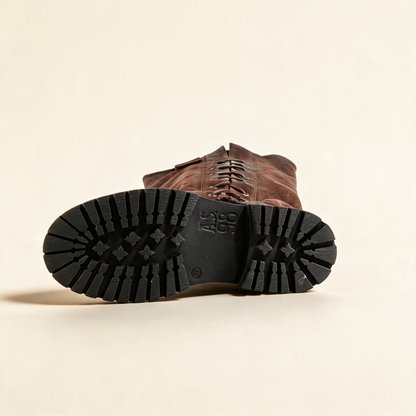 A.S.98 VALORA Ebony tall boots, outsole view 