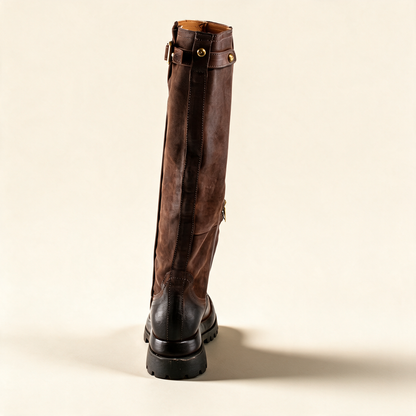 A.S.98 ECLIPSE Ebony knee-high boots, alternate side view 