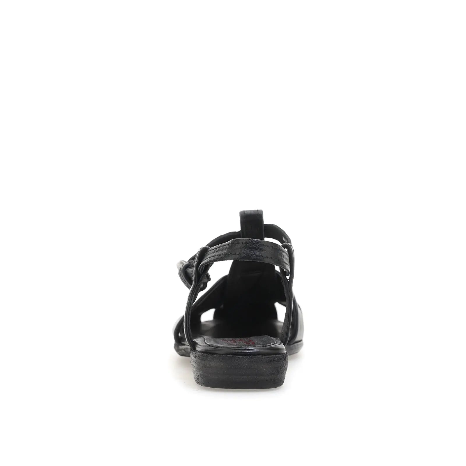 Zania A.S.98 Black Leather Sandal Summer 25 