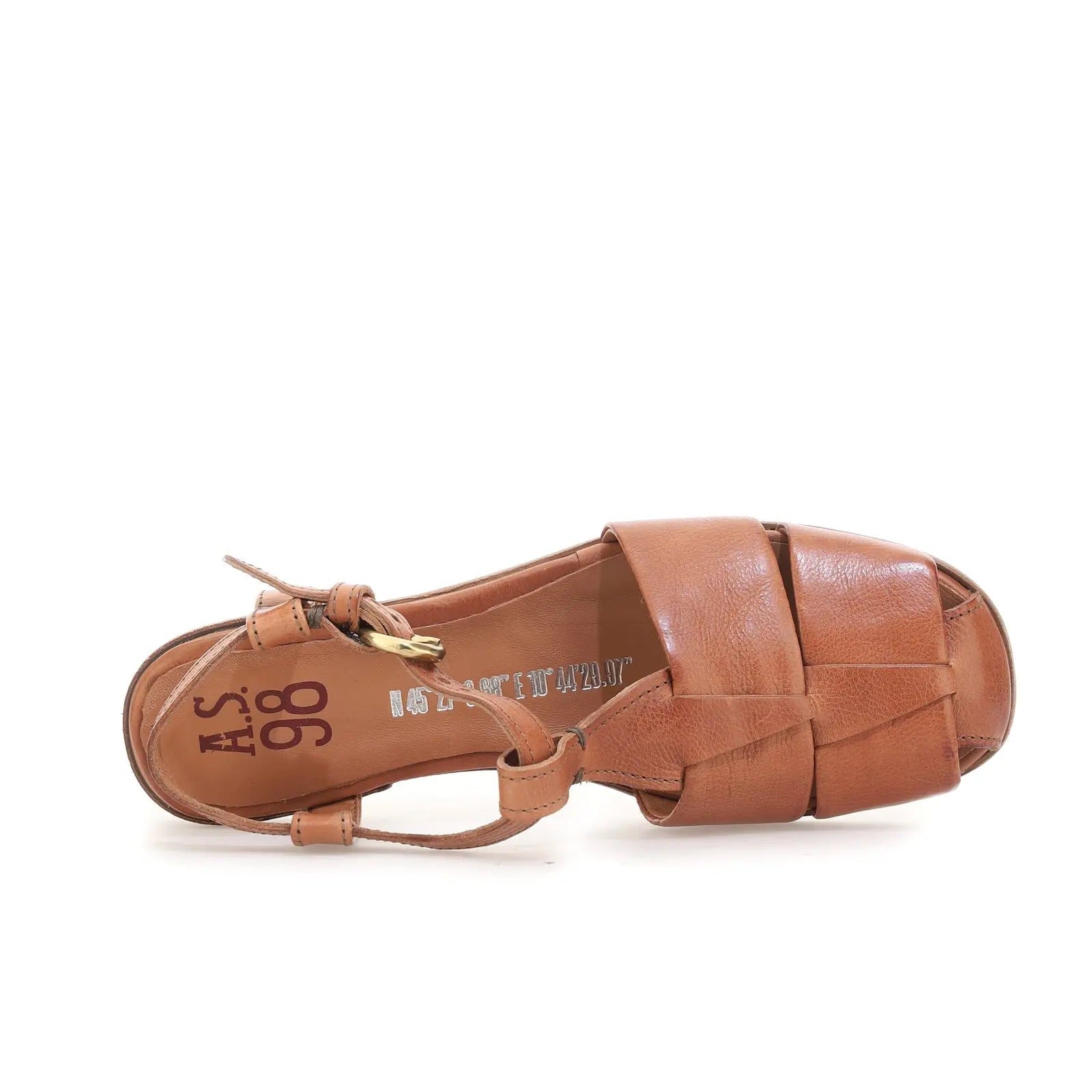 Zania A.S.98 Brown Leather Sandal Summer 25 