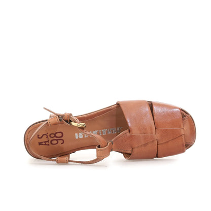 Zania A.S.98 Brown Leather Sandal Summer 25 