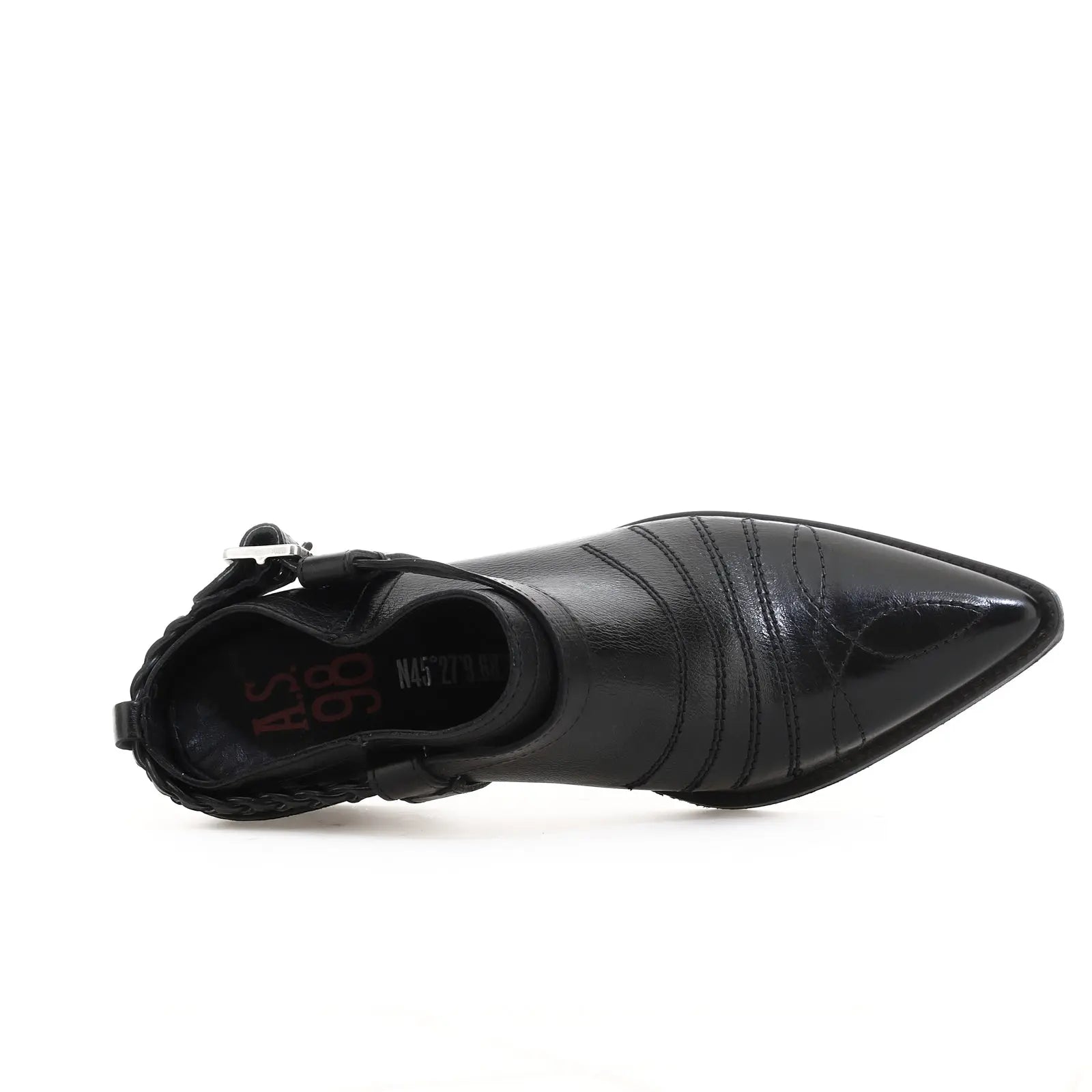 Clif A.S.98 Black Leather Sandal Summer 25 