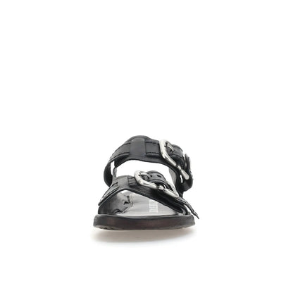 Gavin A.S.98 Black Summer 25 Leather Sandal 