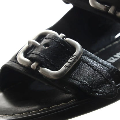 Gavin A.S.98 Black Summer 25 Leather Sandal 