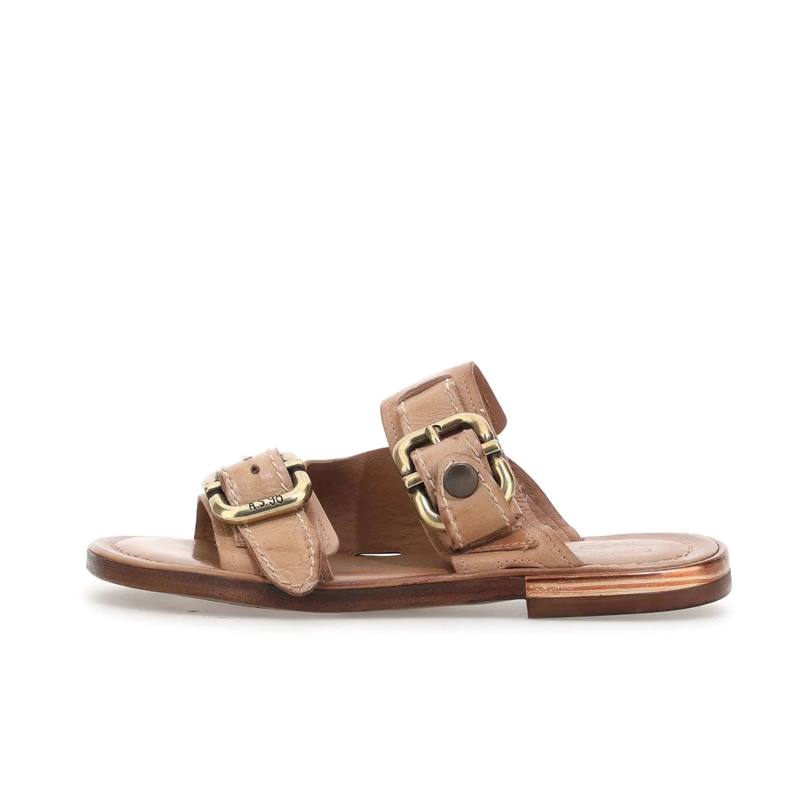 Gavin A.S.98 Brown Summer 25 Leather Sandal 