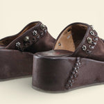 A.S.98 RIBELLA ebony Italian leather platform sandal #color_ebony