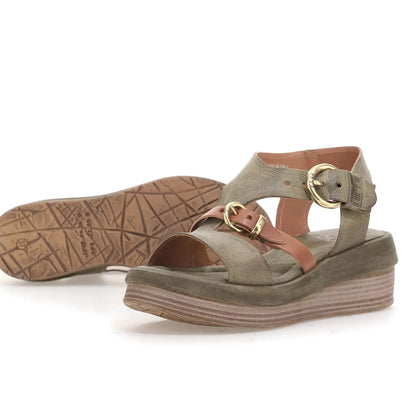 Stanley A.S.98 Green Summer 25 Leather Sandal 