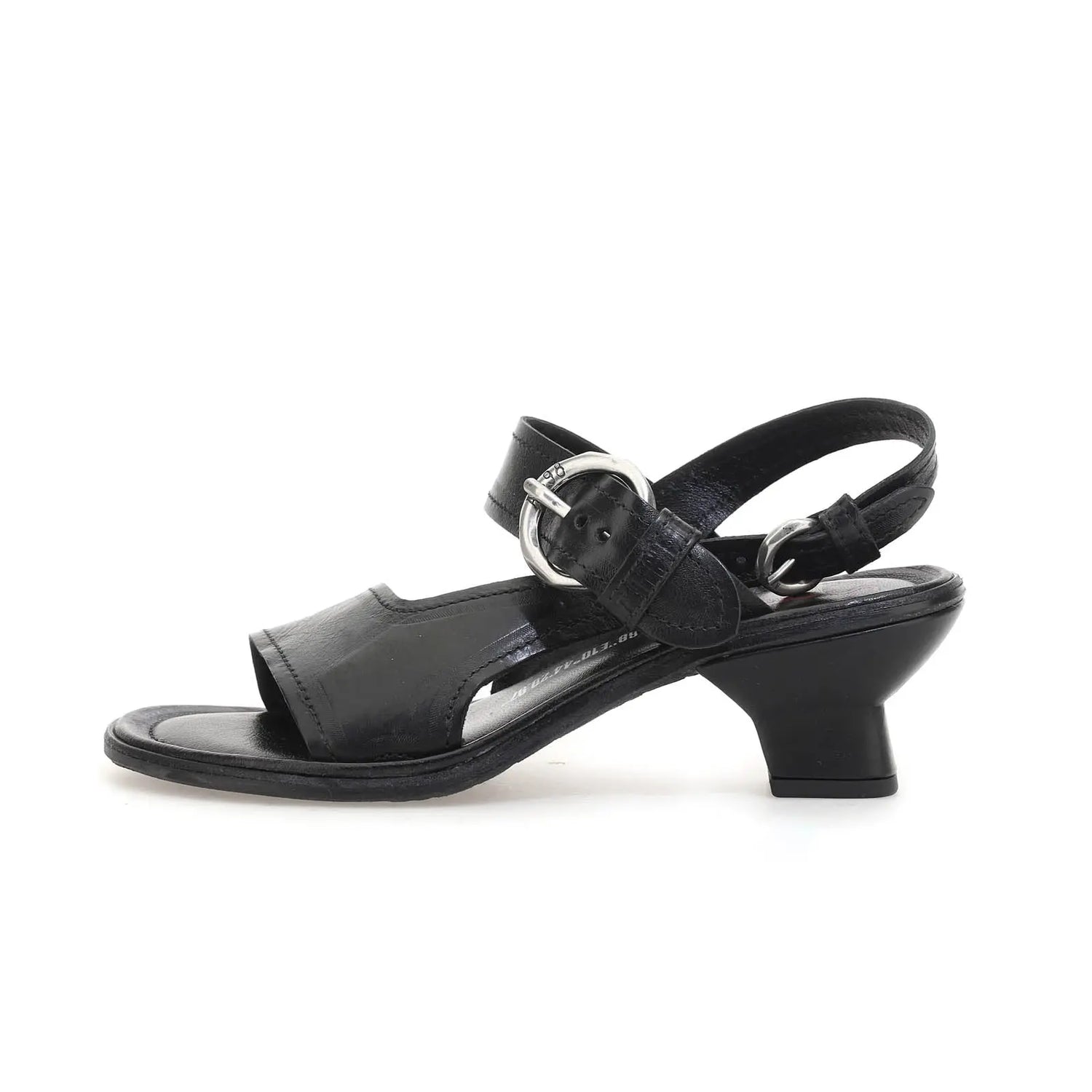 Brystol A.S.98 Black Summer 25 Leather Sandal 