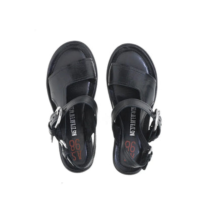 Brystol A.S.98 Black Summer 25 Leather Sandal 