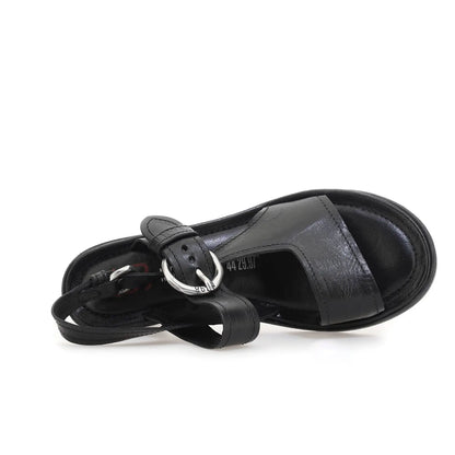 Brystol A.S.98 Black Summer 25 Leather Sandal 