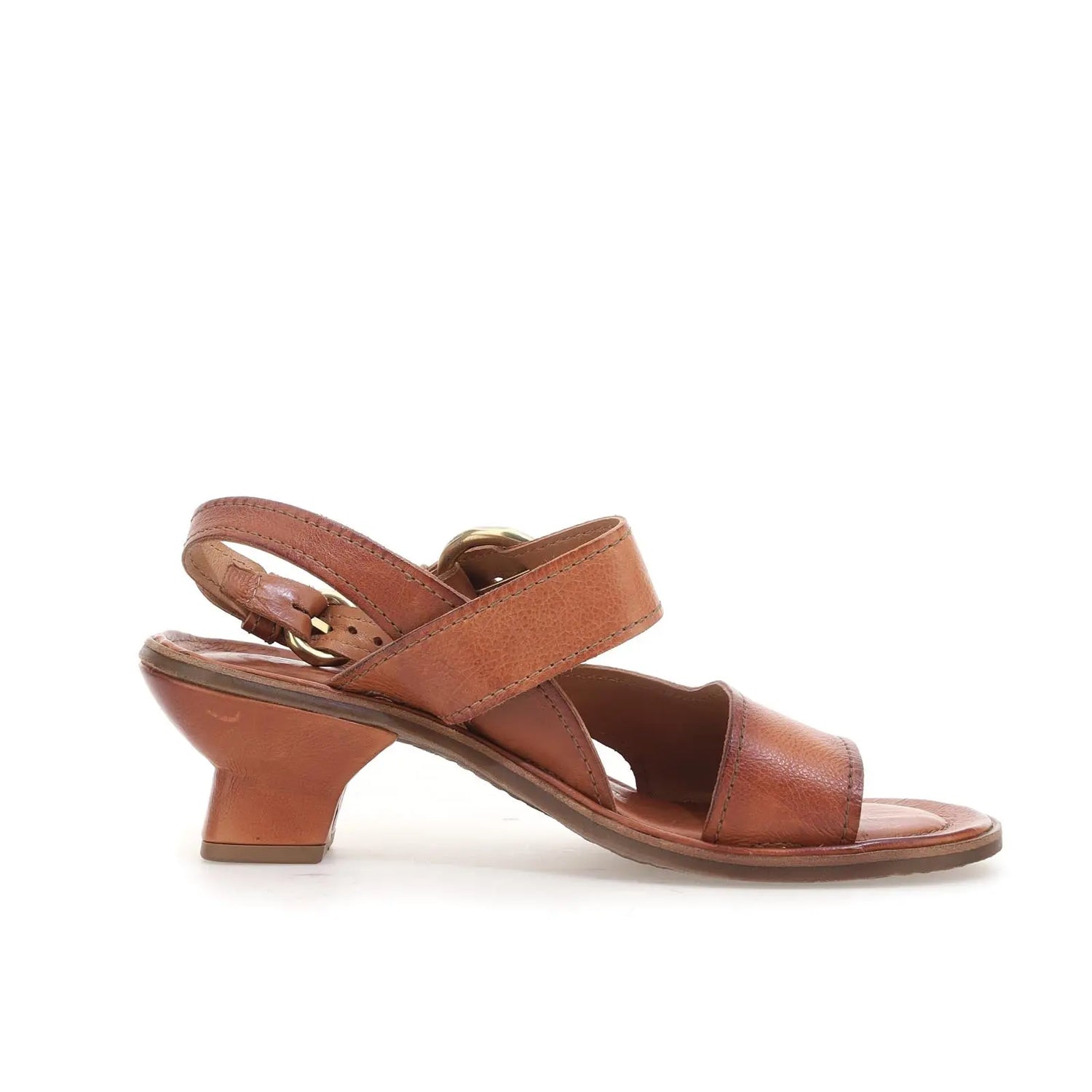 Brystol A.S.98 Brown Summer 25 Leather Sandal 