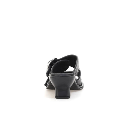 Bentley A.S.98 Black Summer 25 Leather Sandal 