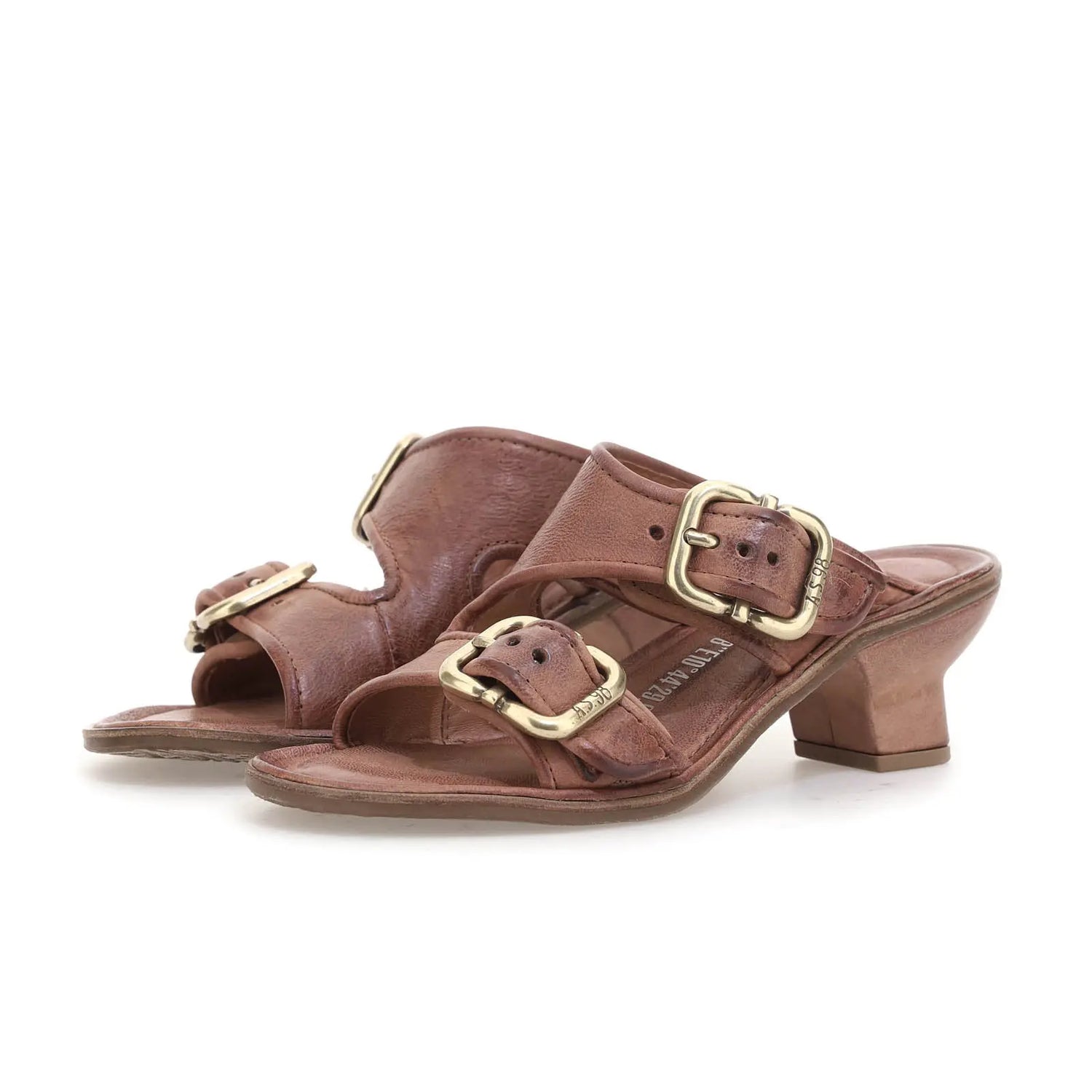 Bentley A.S.98 Brown Summer 25 Leather Sandal 