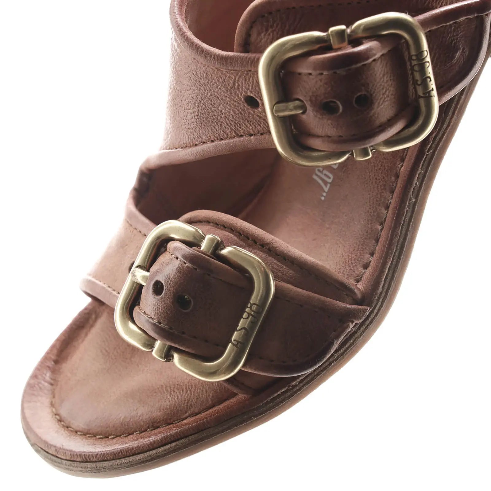 Bentley A.S.98 Brown Summer 25 Leather Sandal 