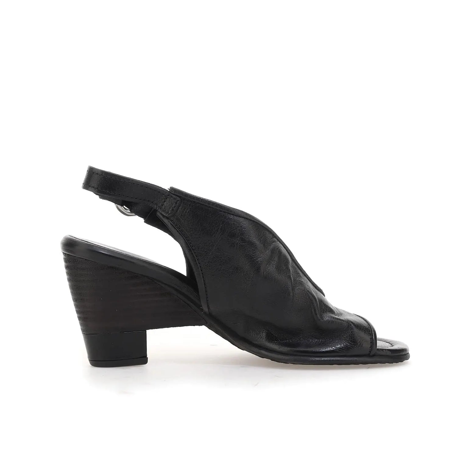 Paxton A.S.98 Black Summer 25 Leather Sandal 