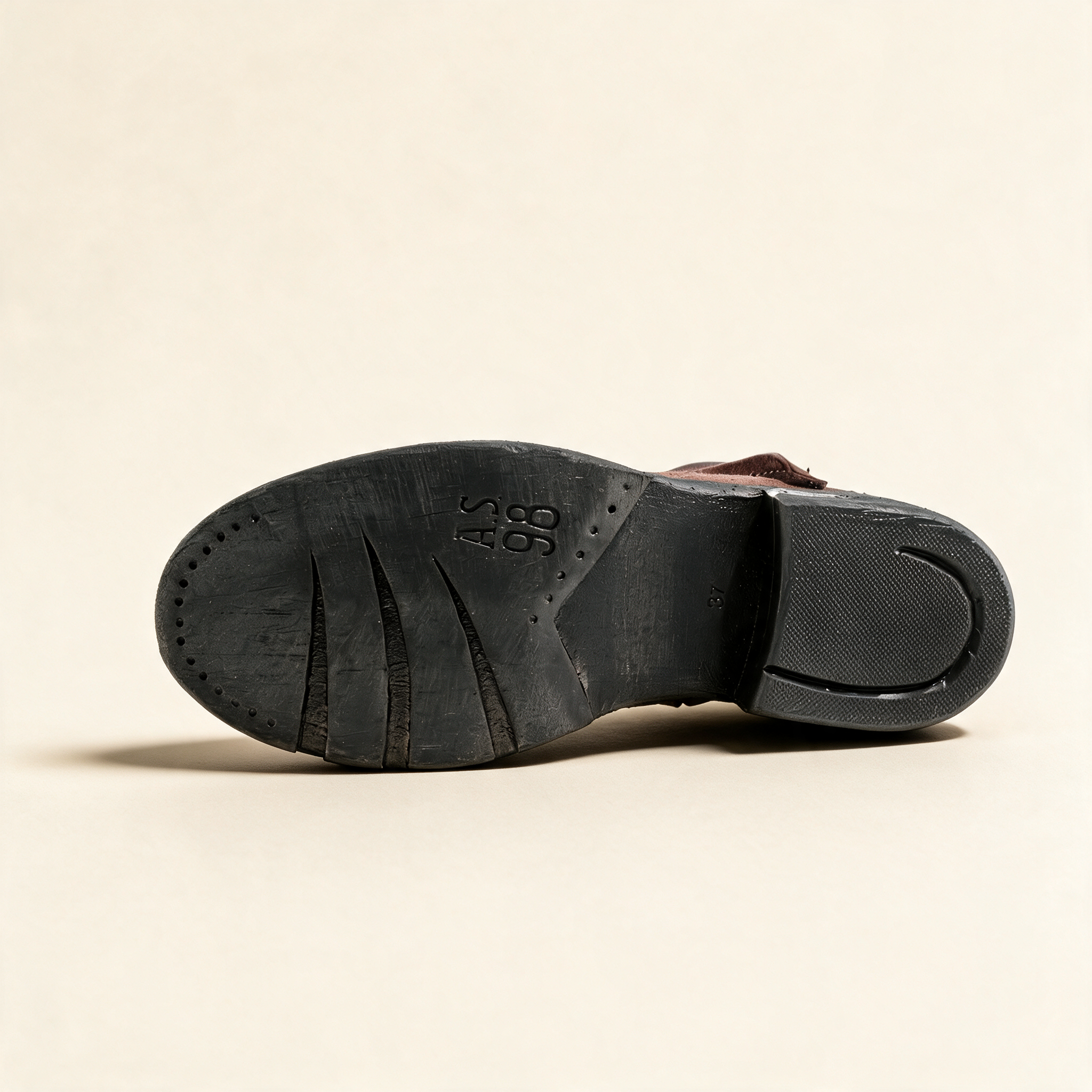 A.S.98 NYX Ebony ankle boots, outsole view 