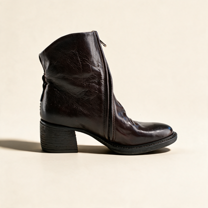 A.S.98 LIRA Ebony ankle boots, front view 