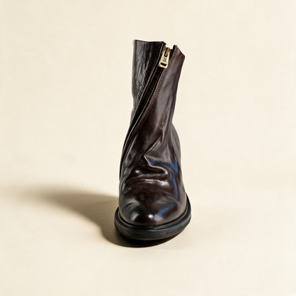 A.S.98 LIRA Ebony ankle boots, rear view 