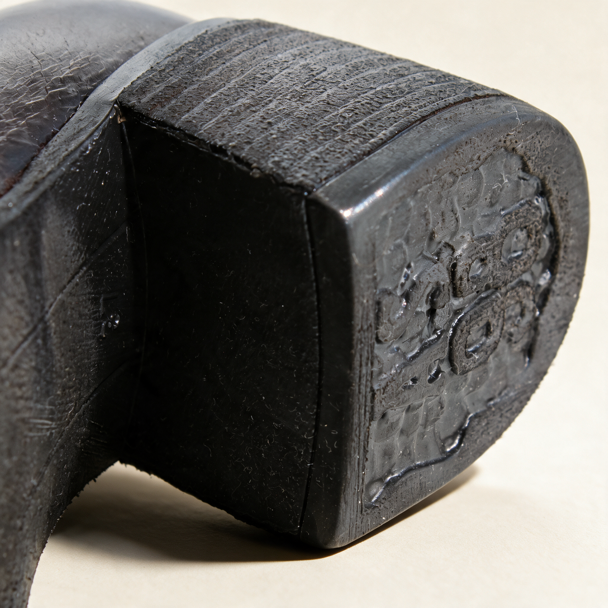A.S.98 LIRA Ebony ankle boots, heel and sole detail 