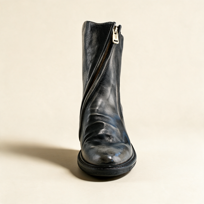 A.S.98 LIRA Charcoal ankle boots, rear view 