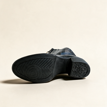 A.S.98 LIRA Charcoal ankle boots, outsole view 
