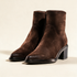 MJUS BRIO Brown ankle boots, pair three-quarter view 