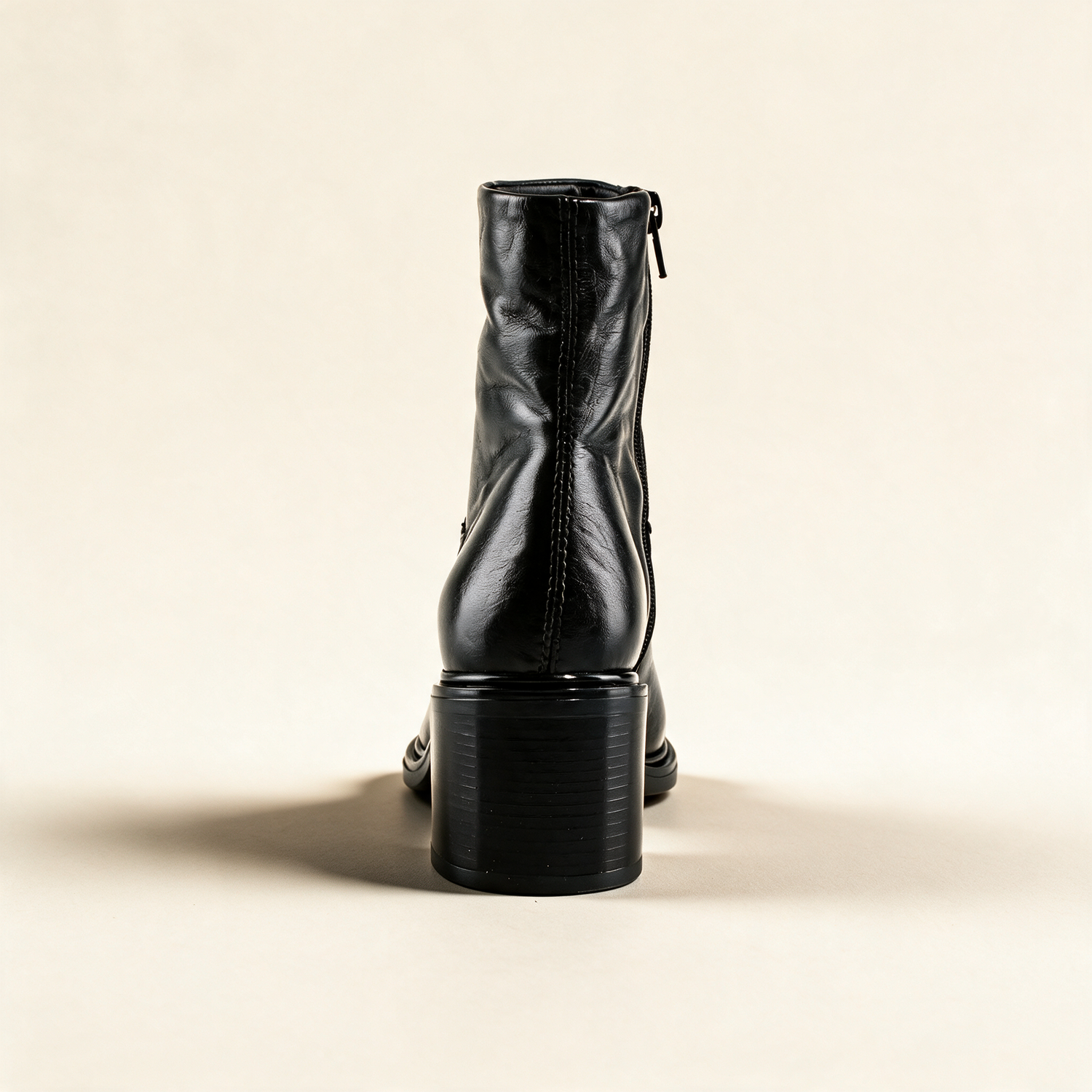 MJUS BRIO Black ankle boots, alternate side view 