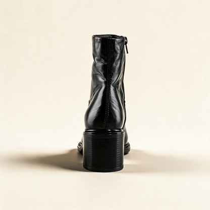 MJUS BRIO Black ankle boots, alternate side view 