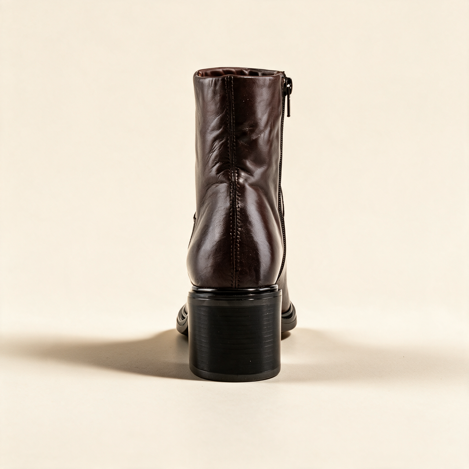 MJUS BRIO Chocolate ankle boots, alternate side view 