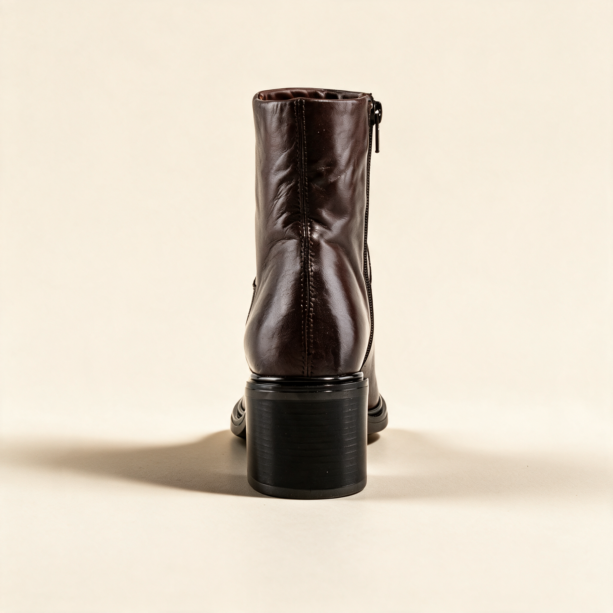 MJUS BRIO Chocolate ankle boots, alternate side view 