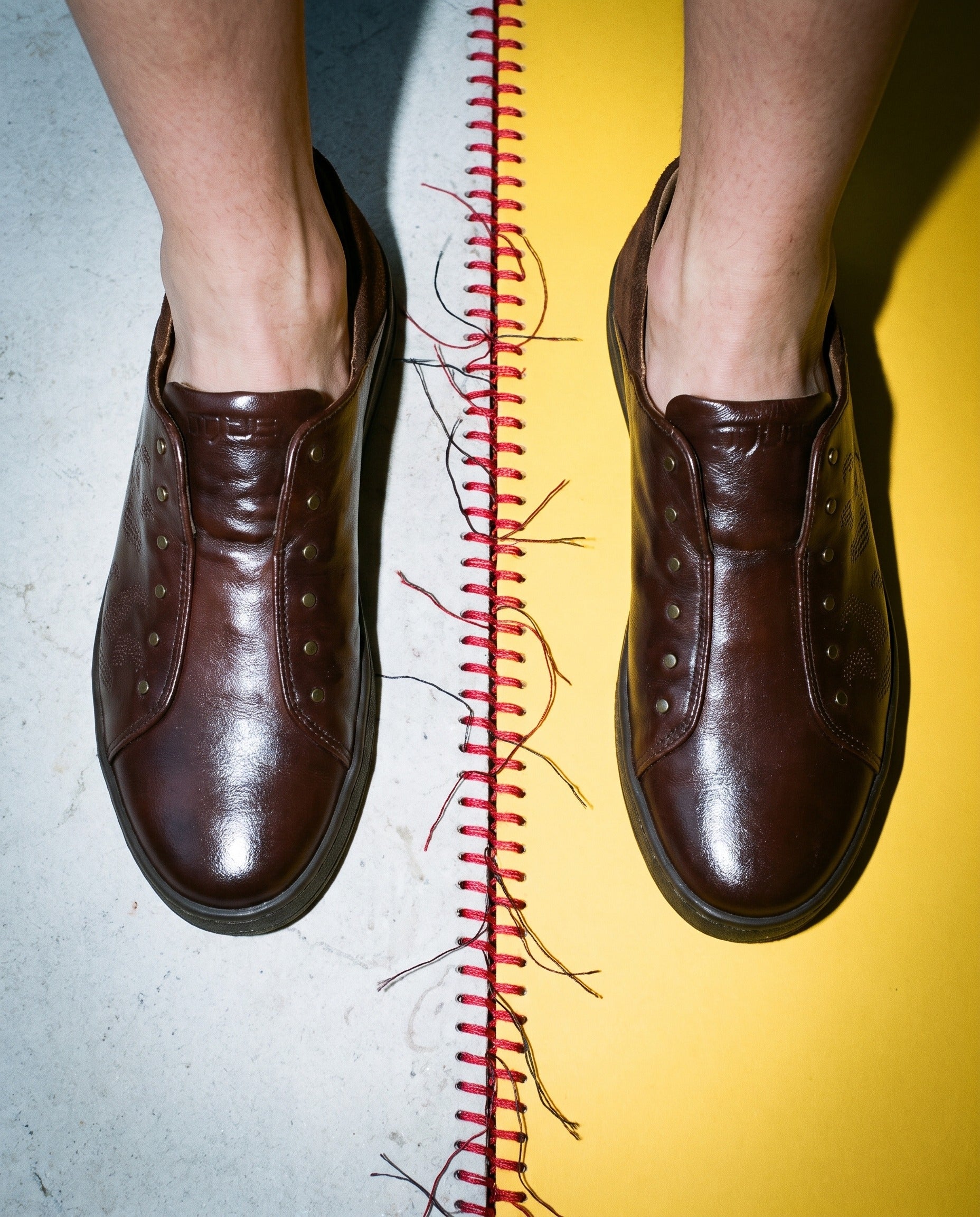 MJUS CORA laceless leather sneaker, FW26 campaign