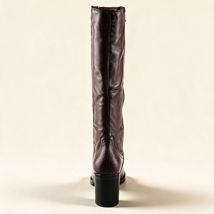 MJUS ELARA Chocolate knee-high boots, alternate side view 