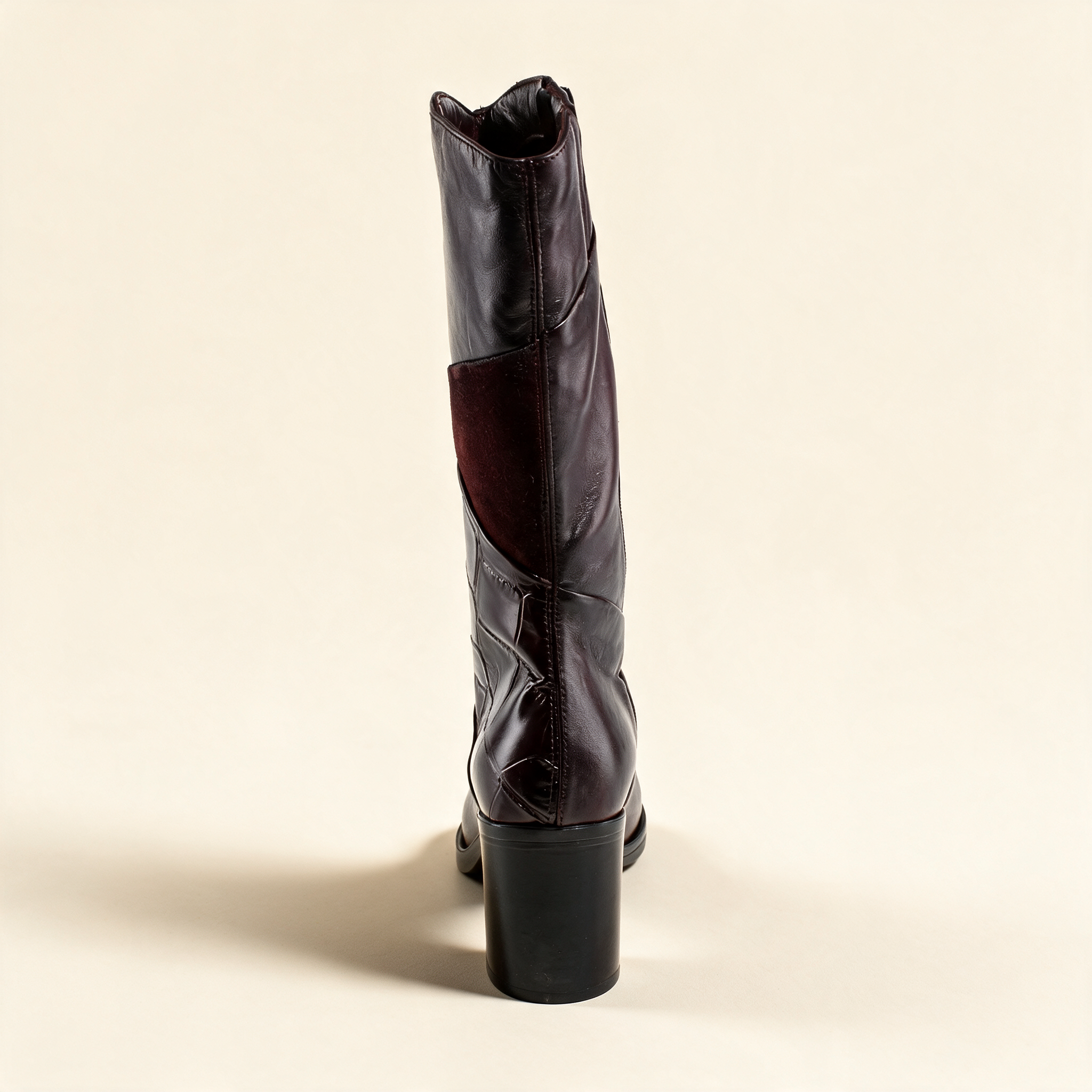 MJUS MARA Burgundy tall boots, alternate side view 
