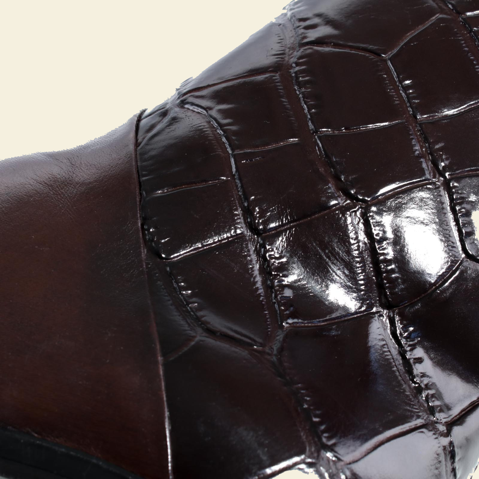 MJUS MARA Chocolate tall boots, rear view 