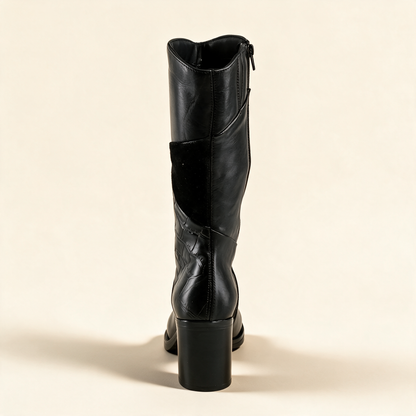 MJUS MARA Black tall boots, alternate side view 