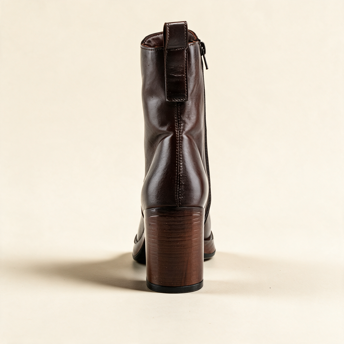 MJUS MADDALENA Chocolate ankle boots, alternate side view 