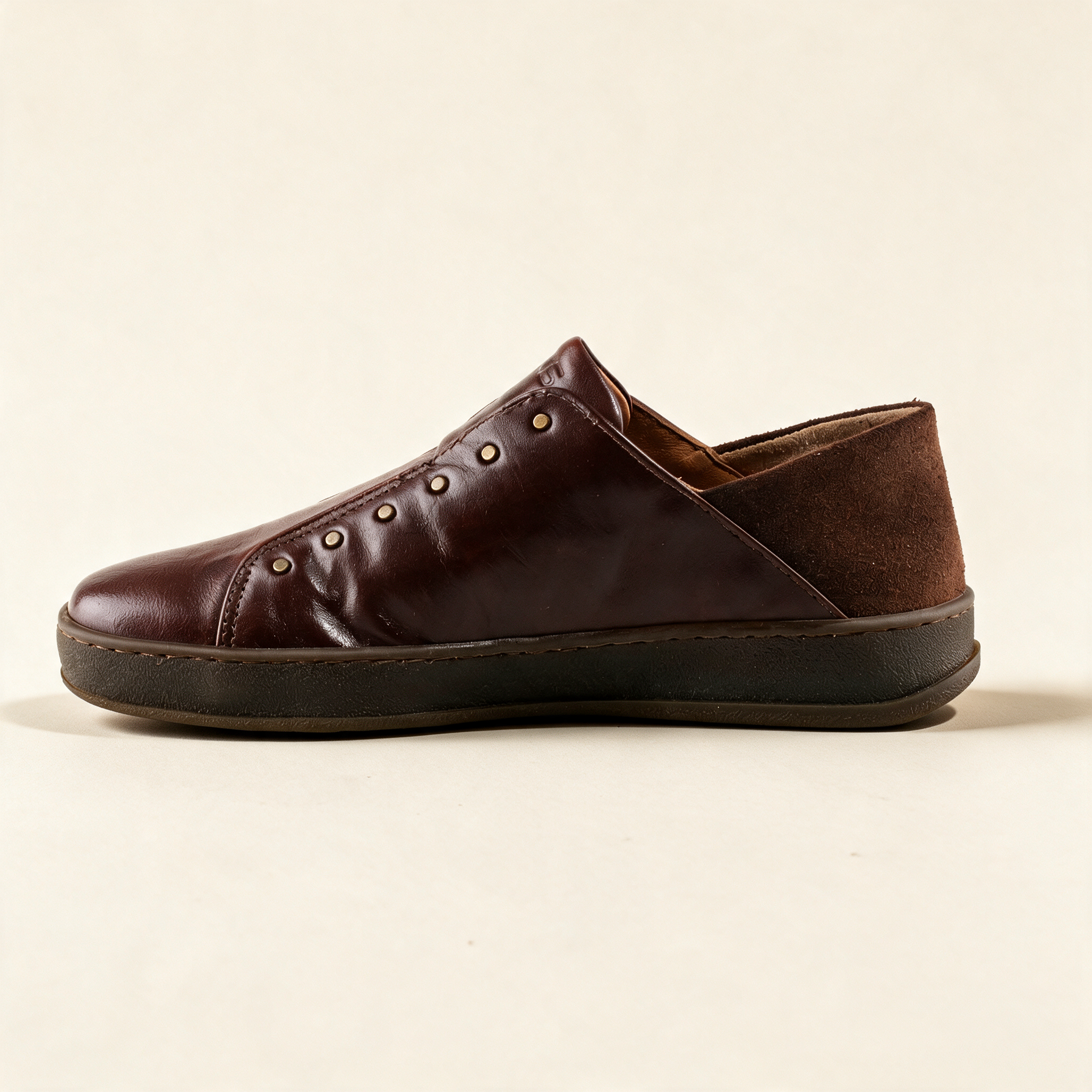 MJUS CORA Chocolate sneakers, front view 