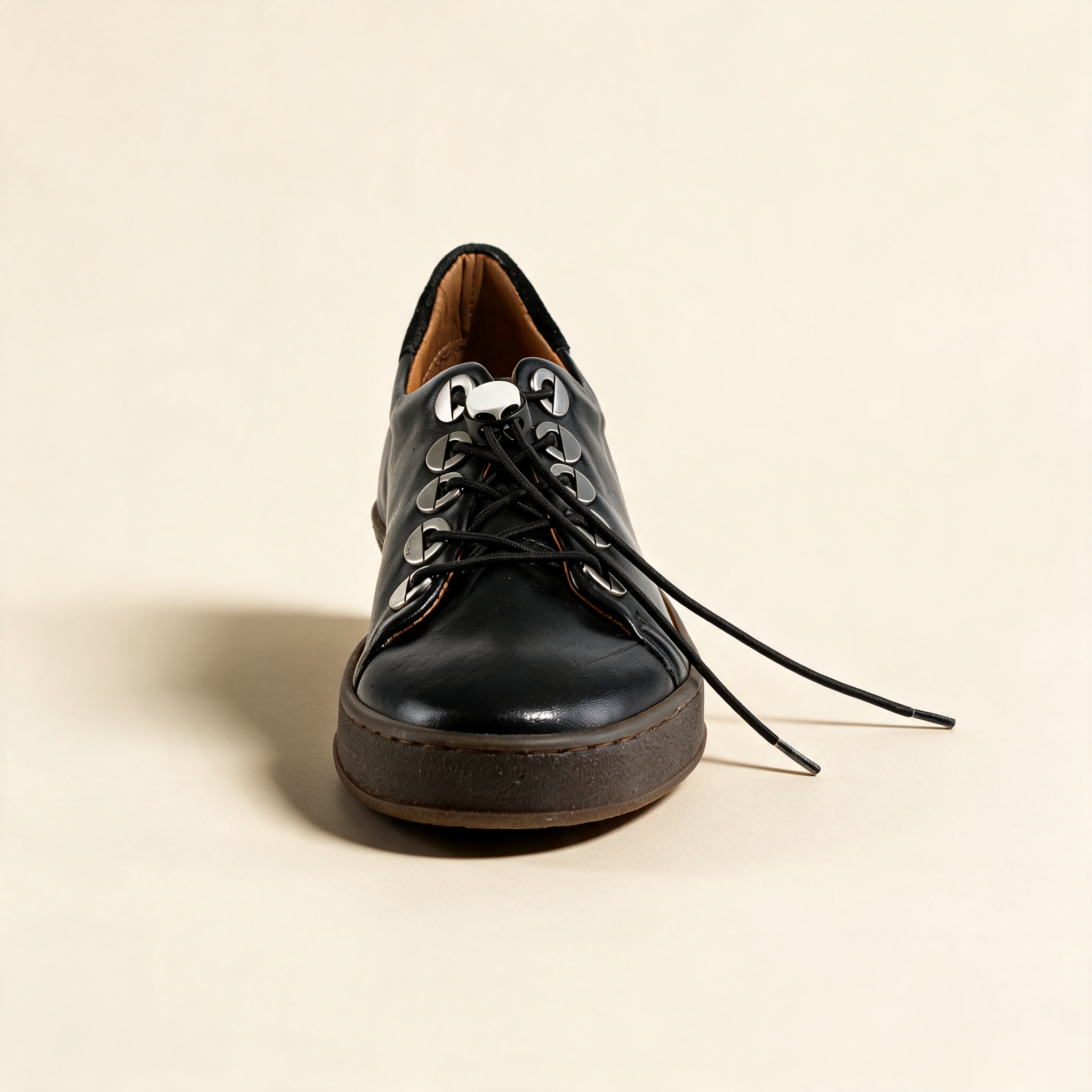 MJUS CETA Black sneakers, rear view 