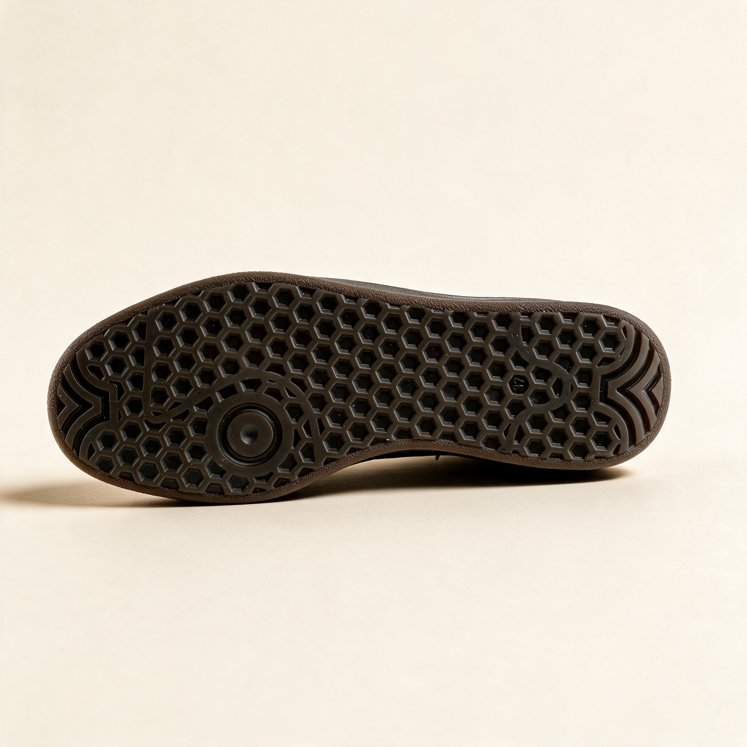 MJUS CETA Black sneakers, outsole view 
