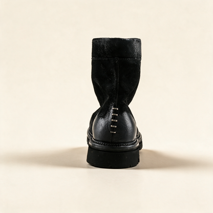 A.S.98 ORION Black ankle boots, alternate side view 