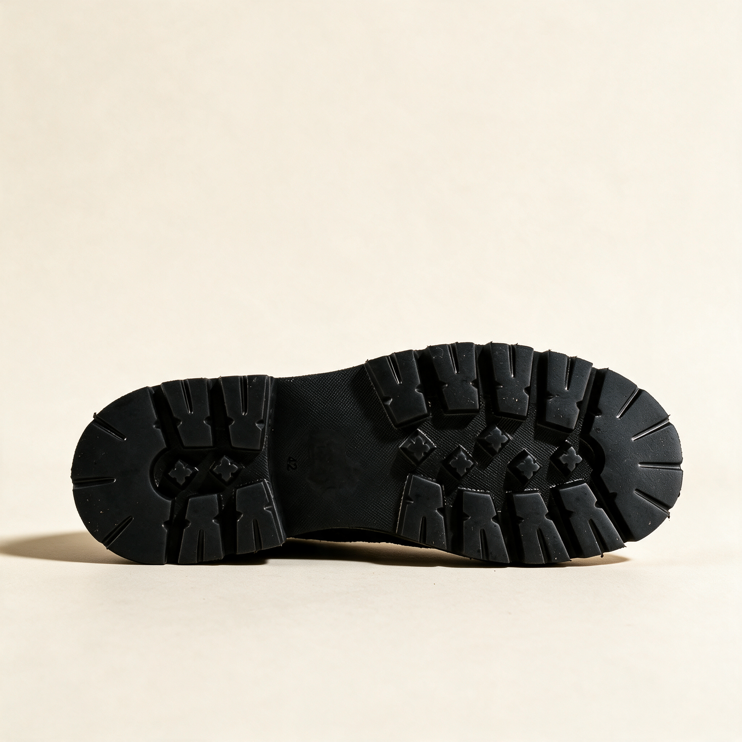 A.S.98 ORION Black ankle boots, outsole view 